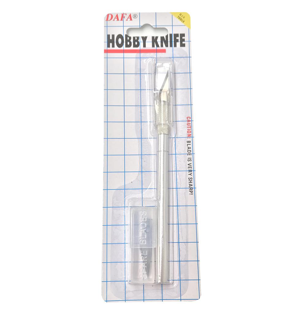 DAFA 601CS - Hobby Knife - Silver (Inc. 5x Blades + Cap)